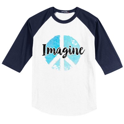 International Peace Day Imagine Funny Love World Graphic Gift Baseball Sleeve Shirt