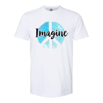 International Peace Day Imagine Funny Love World Graphic Gift Softstyle CVC T-Shirt