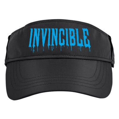 Invincible  Paint Drip Logo  Adult Drive Performance Visor