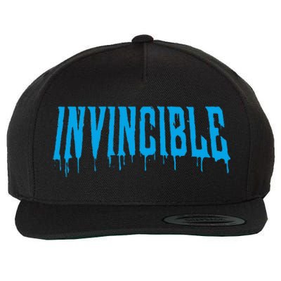 Invincible  Paint Drip Logo  Wool Snapback Cap