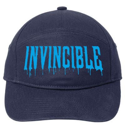 Invincible  Paint Drip Logo  7-Panel Snapback Hat