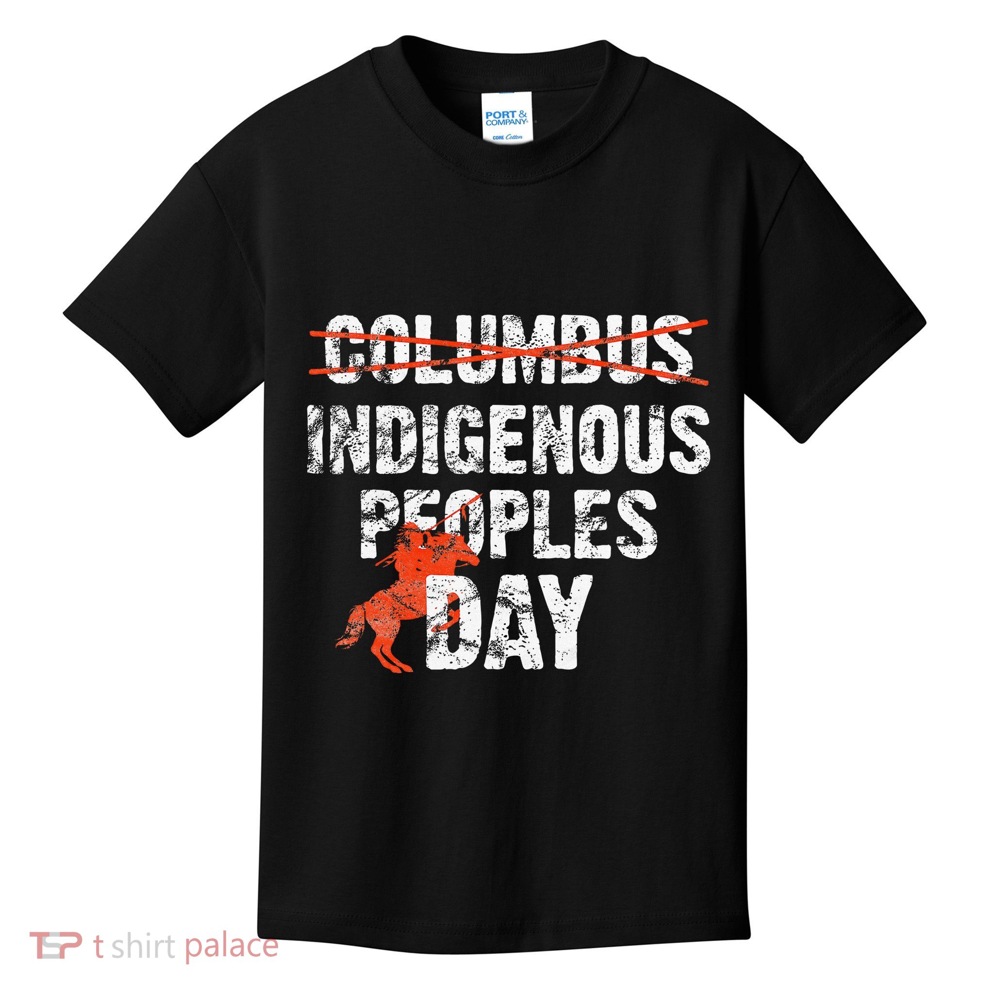 Indigenous Peoples Day Not Columbus Day Native Indian Kids T-Shirt