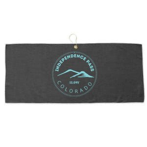 Independence Pass Elevated Colorado Mountain Large Microfiber Waffle Golf Towel