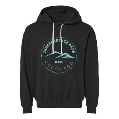 Independence Pass Elevated Colorado Mountain Garment-Dyed Fleece Hoodie