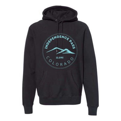 Independence Pass Elevated Colorado Mountain Premium Hoodie