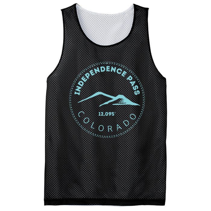 Independence Pass Elevated Colorado Mountain Mesh Reversible Basketball Jersey Tank