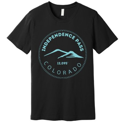 Independence Pass Elevated Colorado Mountain Premium T-Shirt