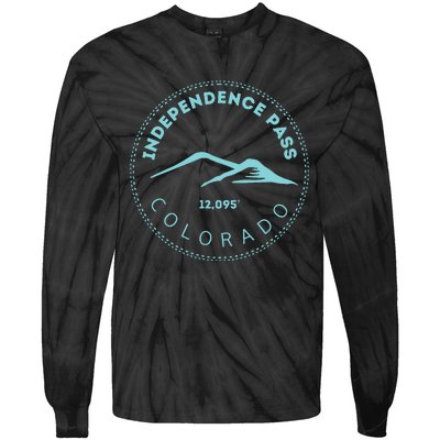 Independence Pass Elevated Colorado Mountain Tie-Dye Long Sleeve Shirt