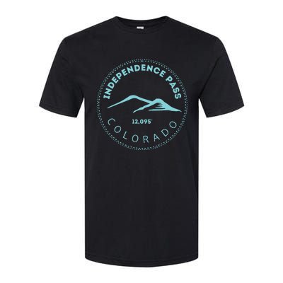 Independence Pass Elevated Colorado Mountain Softstyle CVC T-Shirt