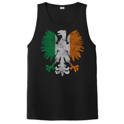 Irish Polish Eagle Flag Meaningful Gift PosiCharge Competitor Tank