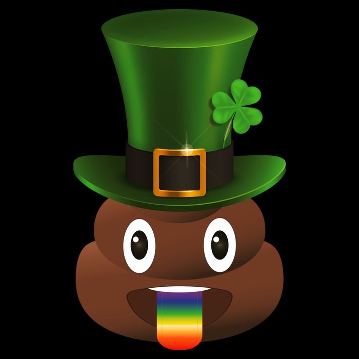 Leprechaun Poop Emoji USA-Made Doggie Bandana