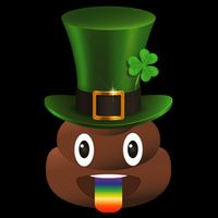 Leprechaun Poop Emoji Impact Tech Backpack