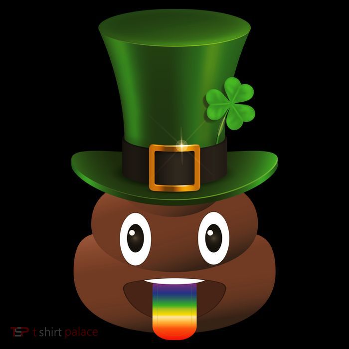 Leprechaun Poop Emoji 16 in Basic Backpack