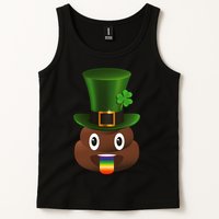 Leprechaun Poop Emoji Tank Top