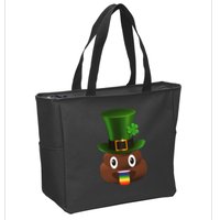 Leprechaun Poop Emoji Zip Tote Bag