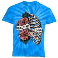 Inhale Peace Exhale Chaos Cool Gift Kids Tie-Dye T-Shirt