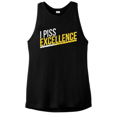 I Piss Excellence Ladies PosiCharge Tri-Blend Wicking Tank