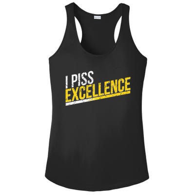 I Piss Excellence Ladies PosiCharge Competitor Racerback Tank