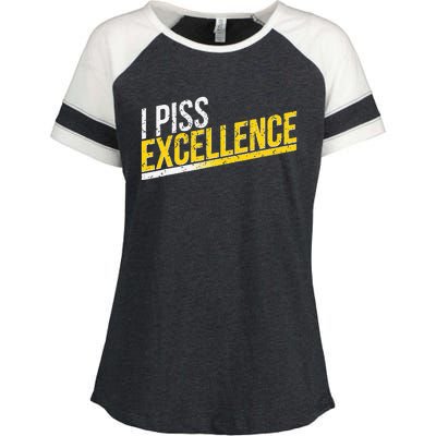 I Piss Excellence Enza Ladies Jersey Colorblock Tee