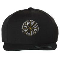 It Professional Funny Wheel Of Answers Tech Employee Job Wool Snapback Cap