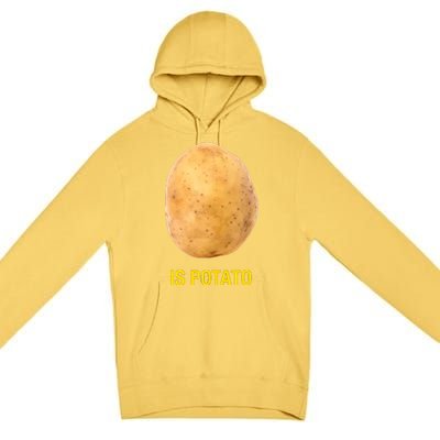 Is Potato Funny Late Show Meme Comedy TV Saying Premium Pullover Hoodie