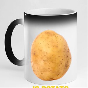 Is Potato Funny Late Show Meme Comedy TV Saying 11oz Black Color Changing Mug