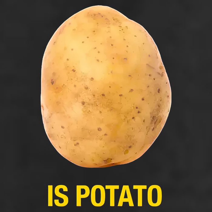 Is Potato Funny Late Show Meme Comedy TV Saying Adult Drive Performance Visor