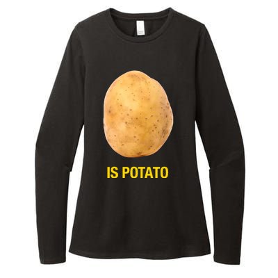 Is Potato Funny Late Show Meme Comedy TV Saying Womens CVC Long Sleeve Shirt