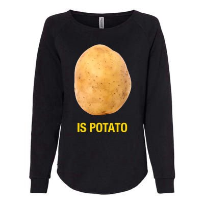 Is Potato Funny Late Show Meme Comedy TV Saying Womens California Wash Sweatshirt