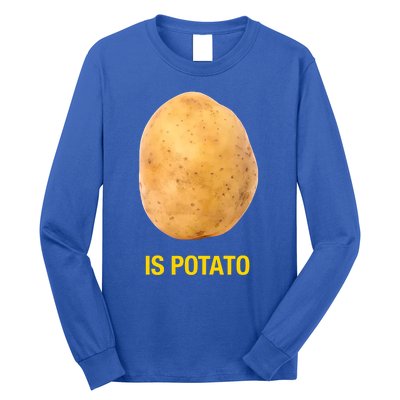 Is Potato Funny Late Show Meme Comedy TV Saying Long Sleeve Shirt