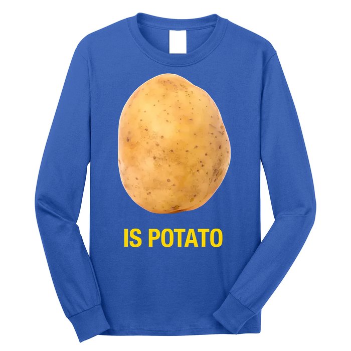 Is Potato Funny Late Show Meme Comedy TV Saying Long Sleeve Shirt