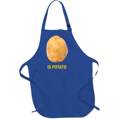 Is Potato Funny Late Show Meme Comedy TV Saying Full-Length Apron With Pockets