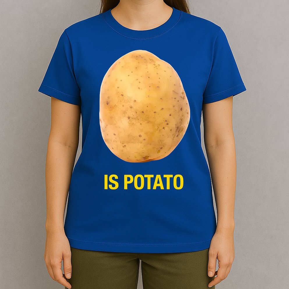 Is Potato Funny Late Show Meme Comedy TV Saying T-Shirt