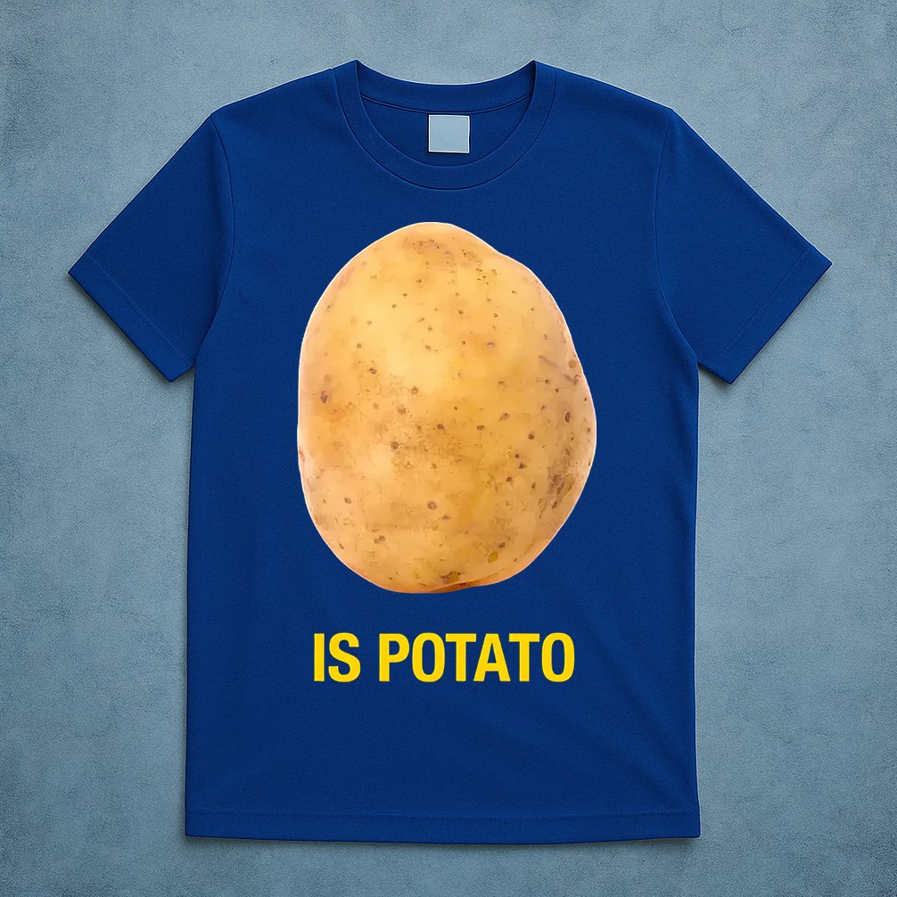 Is Potato Funny Late Show Meme Comedy TV Saying T-Shirt