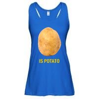 Is Potato Funny Late Show Meme Comedy TV Saying Ladies Essential Flowy Tank