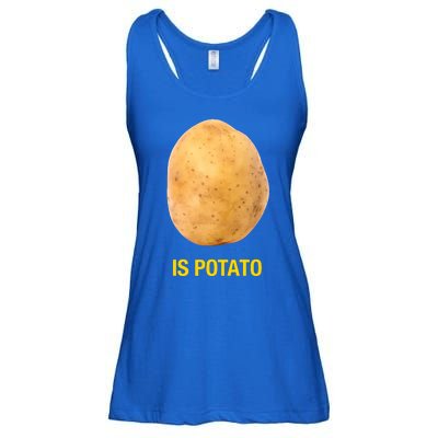 Is Potato Funny Late Show Meme Comedy TV Saying Ladies Essential Flowy Tank