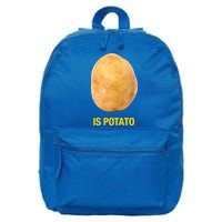 Is Potato Funny Late Show Meme Comedy TV Saying 16 in Basic Backpack