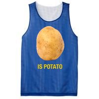 Is Potato Funny Late Show Meme Comedy TV Saying Mesh Reversible Basketball Jersey Tank