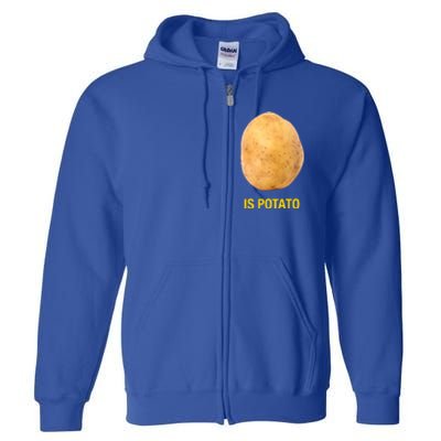 Is Potato Funny Late Show Meme Comedy TV Saying Full Zip Hoodie