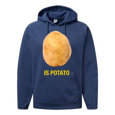 Is Potato Funny Late Show Meme Comedy TV Saying Performance Fleece Hoodie