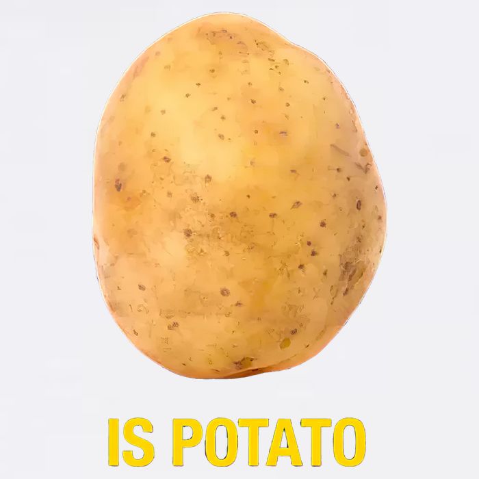 Is Potato Funny Late Show Meme Comedy TV Saying Garment-Dyed Sweatshirt