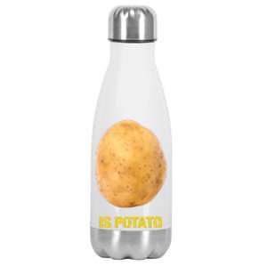 Is Potato Funny Late Show Meme Comedy TV Saying Stainless Steel Insulated Water Bottle