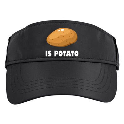 Is Potato Funny Meme Late Night Adult Drive Performance Visor