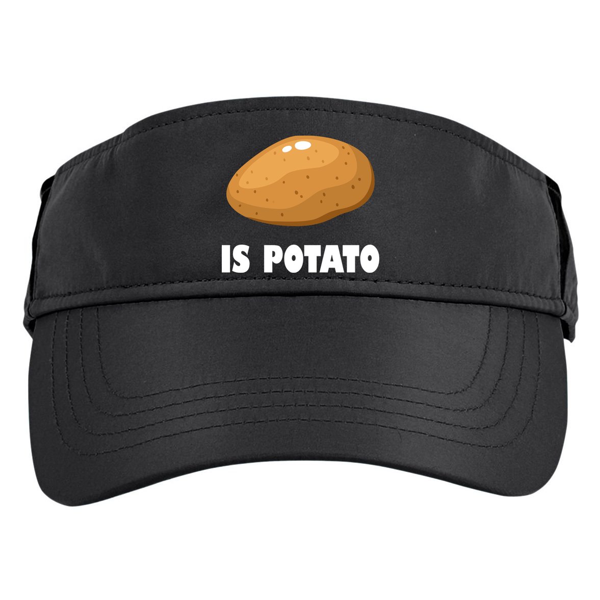 Is Potato Funny Meme Late Night Adult Drive Performance Visor