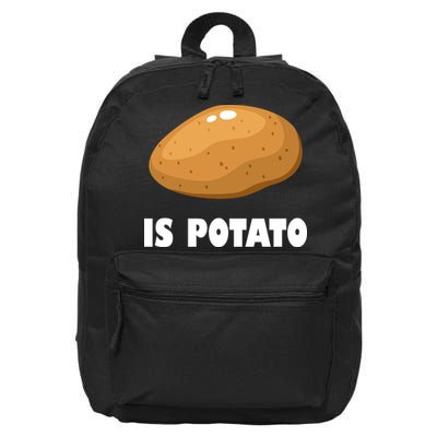 Is Potato Funny Meme Late Night 16 in Basic Backpack