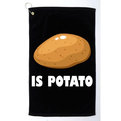 Is Potato Funny Meme Late Night Golf Towel