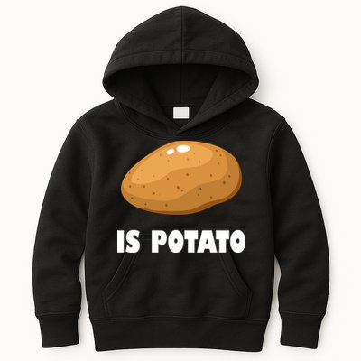 Is Potato Funny Meme Late Night Kids Hoodie