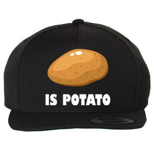 Is Potato Funny Meme Late Night Wool Snapback Cap