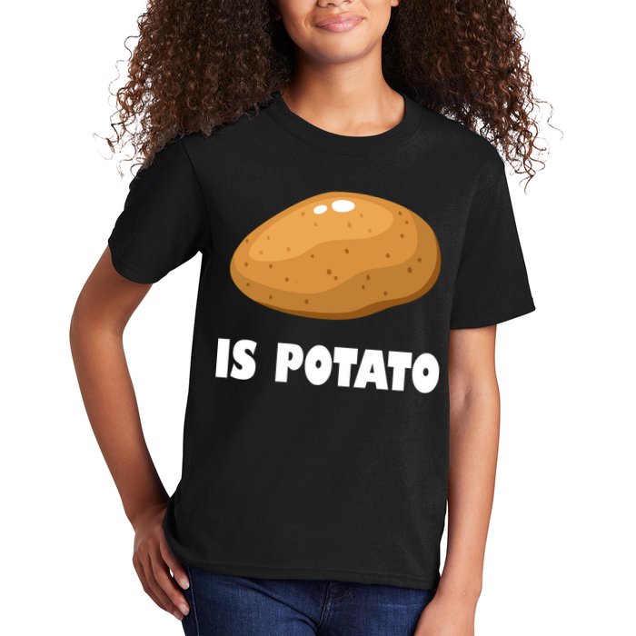 Is Potato Funny Meme Late Night Kids T-Shirt