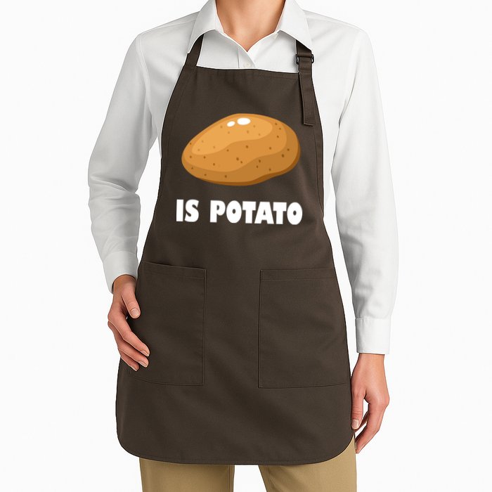 Is Potato Funny Meme Late Night Apron